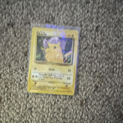 Pokémon Pikachu Base Set Card 58/102 Electric Common Basic 40 HP