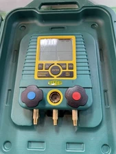 REFCO DIGIMON Two Valve Digital Manifold HVAC w/ Case