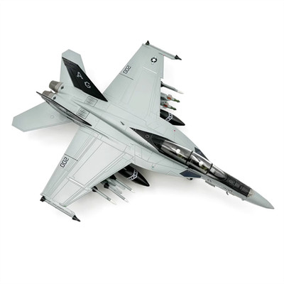 1:72 Scale US F/A-18F Super Hornet Aircraft Diecast Metal + Plastic Model Gift