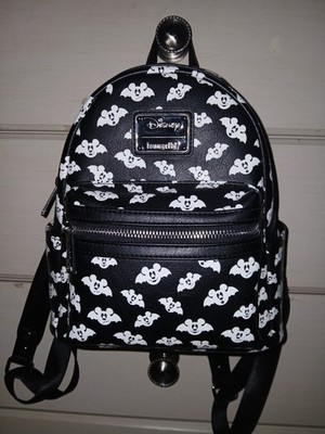 Loungefly Disney Halloween glow in the dark Mini Backpack Totally Batty Mickey