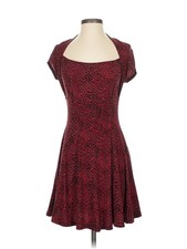 Norma Kamali for Walmart Women Red Casual Dress S