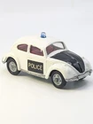 Husky Corgi Juniors VW Volkswagen 1300 Beetle Police Car original vintage toy