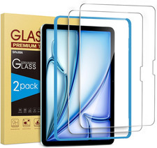 2 Pack Screen Protector for Ipad Air 11-Inch M3 2025 M2 2024, Ipad Air 7Th/6T