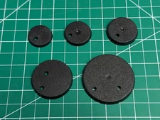 Citadel Bases (25mm, 28mm, 32mm, 40mm, 50mm) Warhammer 40K Indomitus with holes