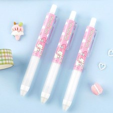 Sanrio My Melody Erasable Ballpoint Pen Fine Point 0.5mm Black Ink for School