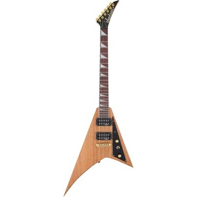 V ShapeJackson Rhoads JS32T FSR Electric Guitar Natural Oil With Hardshell Case