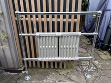 Original Victorian heated towel rail and radiator large
