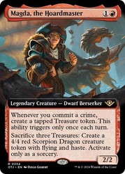 Magda, the Hoardmaster - Foil Extended Art - Outlaws of Thunder Junction