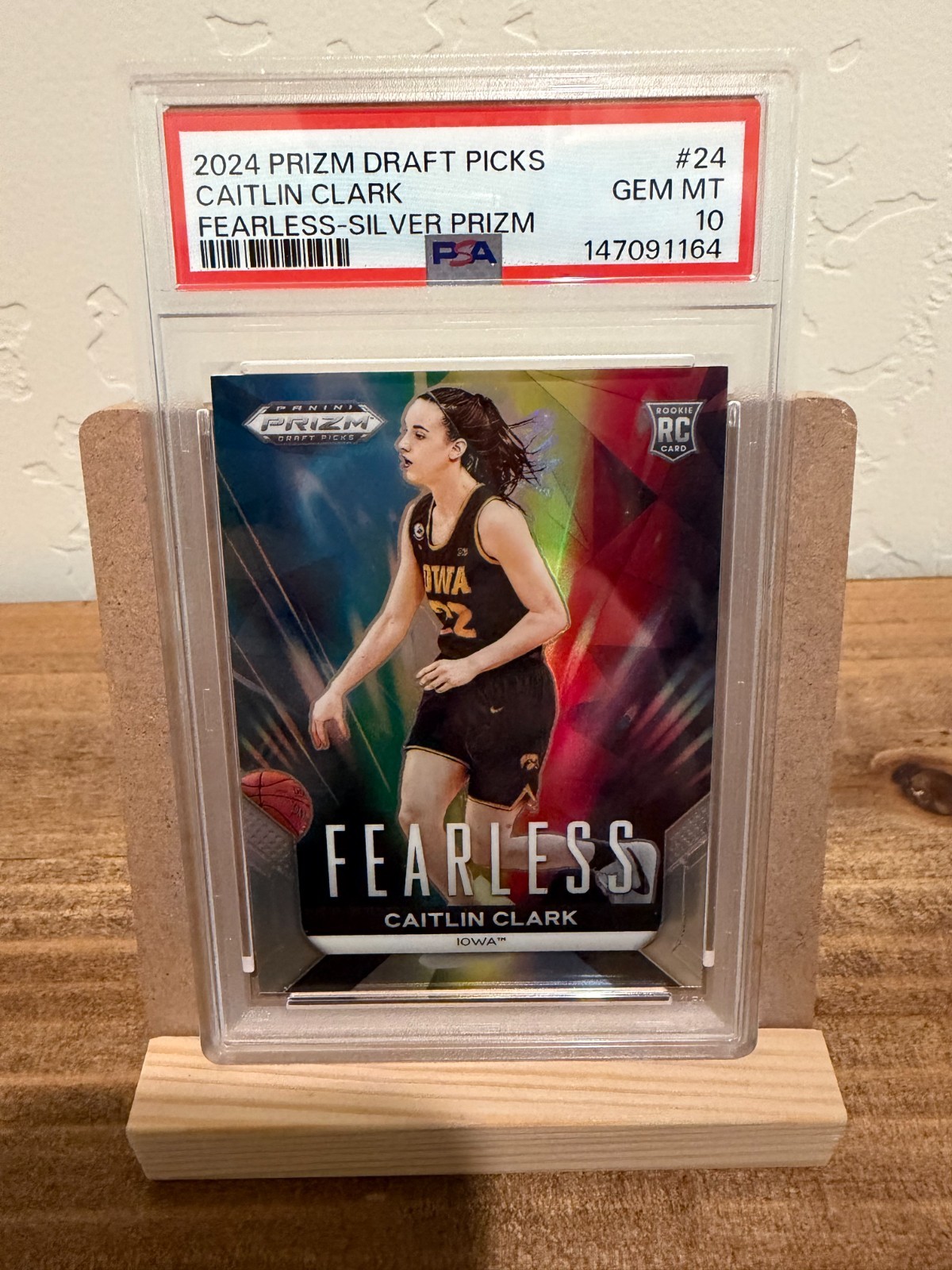 2024 Prizm Draft Caitlin Clark Fearless -Silver Prizm PSA 10!!