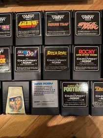 ColecoVision 22 Games Owners Manual Expansion Mod 2 Super action joysticks Dukes