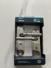 Wickes-Door Handles- Madrid, Wickes Suitable For Bathroom  Dual Tone -