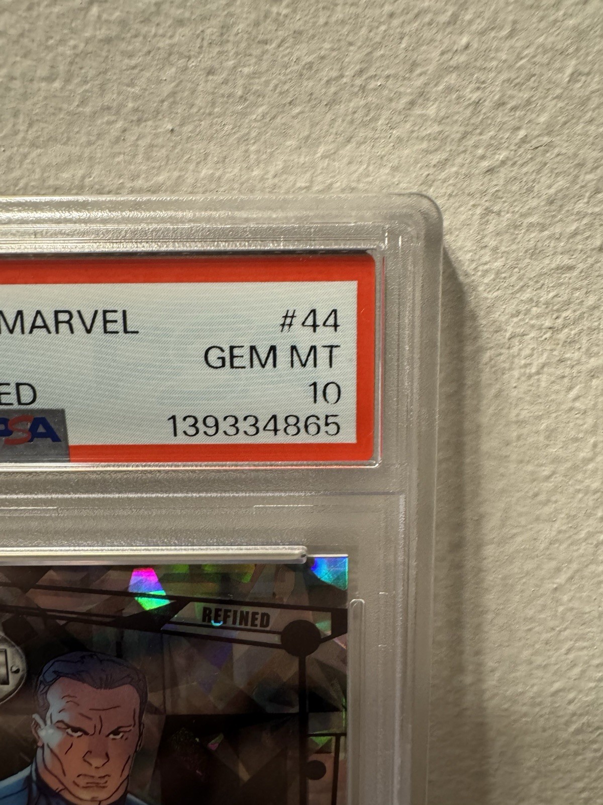2015 Upper Deck Marvel Vibranium - Refined - PUNISHER 17/99 PSA 10 RARE POP 4 view 3