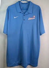 Nike Atlanta Dream WNBA Dri-FIT Polo Shirt Women's Size XLT Blue