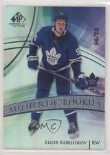 2020-21 Upper Deck SP Game Used Authentic Rookies 1/96 Egor Korshkov #153 x9h