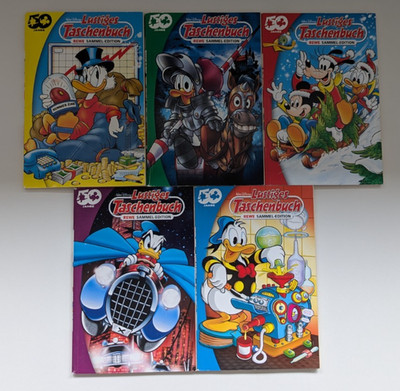 5x Lustiges Taschenbuch Rewe Sammeledition 50 Jahre LTB guter Zustand