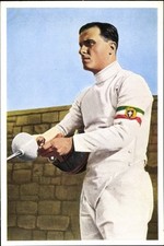 Collectible Olympic 1936 Series 18 Picture 3, The Italian Fencer... - 10716992