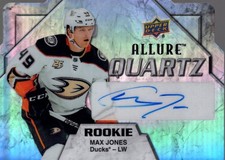 2019-20 Upper Deck Allure Quartz Rookie Auto #AQRMJ Max Jones - HKY
