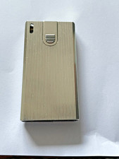 Vintage Maruman 514 Gas Lighter Silver Plated