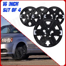 16 Set Of 4 Hubcaps For Dodge Grand Caravan 2008-2016 Wheel Rim Covers Steel