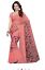thumbnail 1  - NEW INDIA saree SARI FAUX GEORGETTE PINK red FLORAL Unstitched Blouse USA SELLER