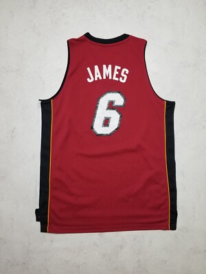 Adidas LEBRON JAMES HEAT ユニフォーム背番号6 Lサイズ Adidas NBA