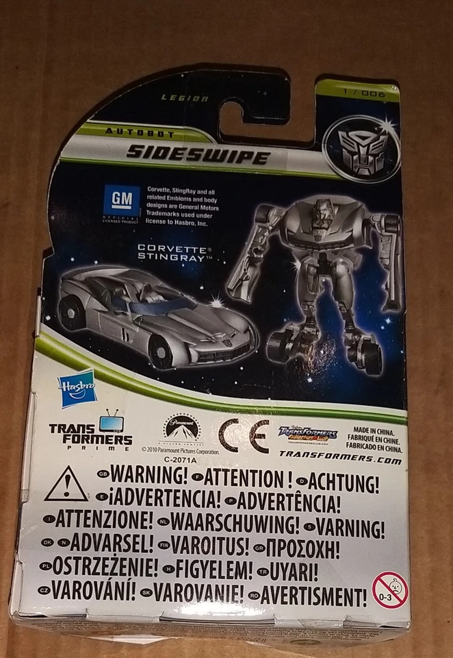 Transformers Dark of the Moon Cyberverse Leaofoot Sideswipe new sealed hasbro - Immagine 3 di 4