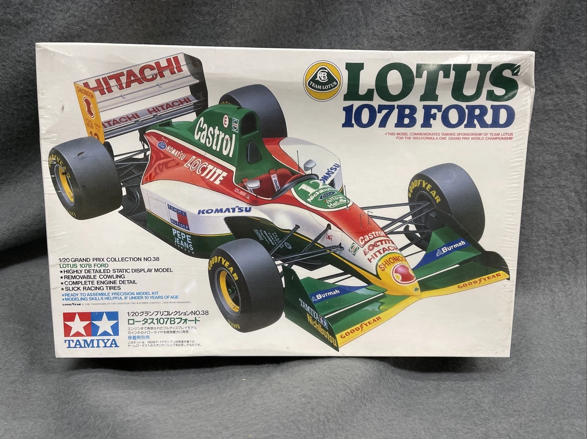 TAMIYA 20038 Lotus 107-B Ford F1 1/20 Factory Sealed