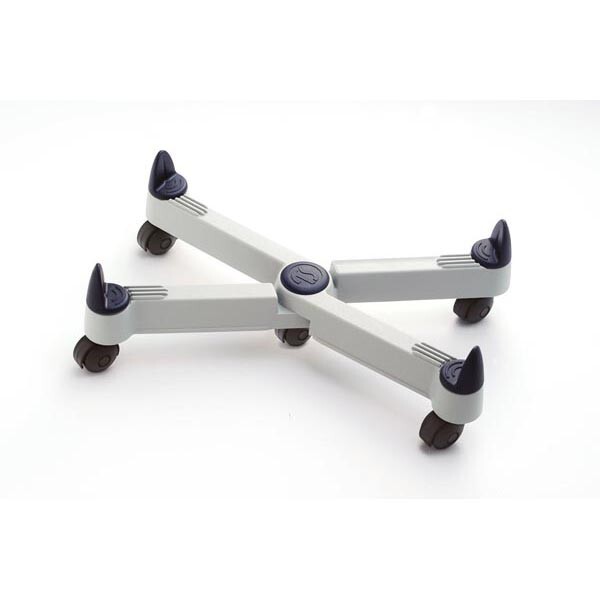 Porta CPU con ruote PC101 regolabile - grigio - Tecnostyl