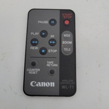 CANON Wireless Controller WL-71 Camcorder Remote Control