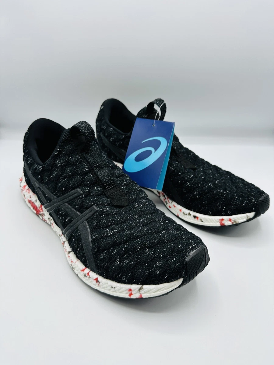 Asics HyperGel Kenzen Mens Size 11 Running Shoes Black Red White