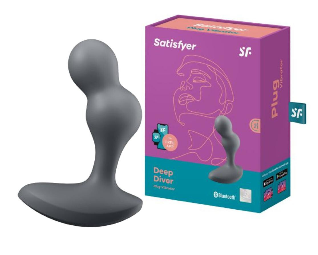Deep Diver Massaggiatore stimola prostata vibratore uomo dildo a sfere vibrante