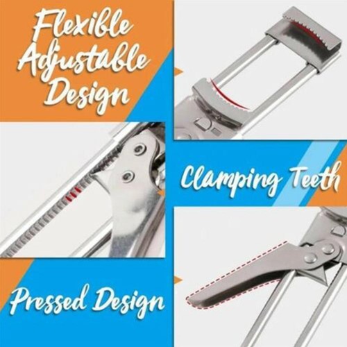 Adjustable Multifunctional Steel Can Opener Jar Gripper Kitchen 2025 - Picture 10 of 12