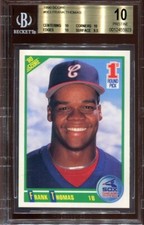 1990 Score Frank Thomas #663 Rookie RC BGS 10 Pristine