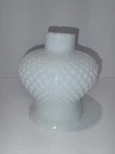 Vintage Hobnail Milk Glass Ruffled Replacement Globe