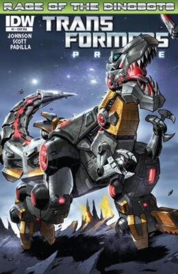 TRANSFORMERS PRIME RAGE OF THE DINOBOTS #1 10 COPY INCV