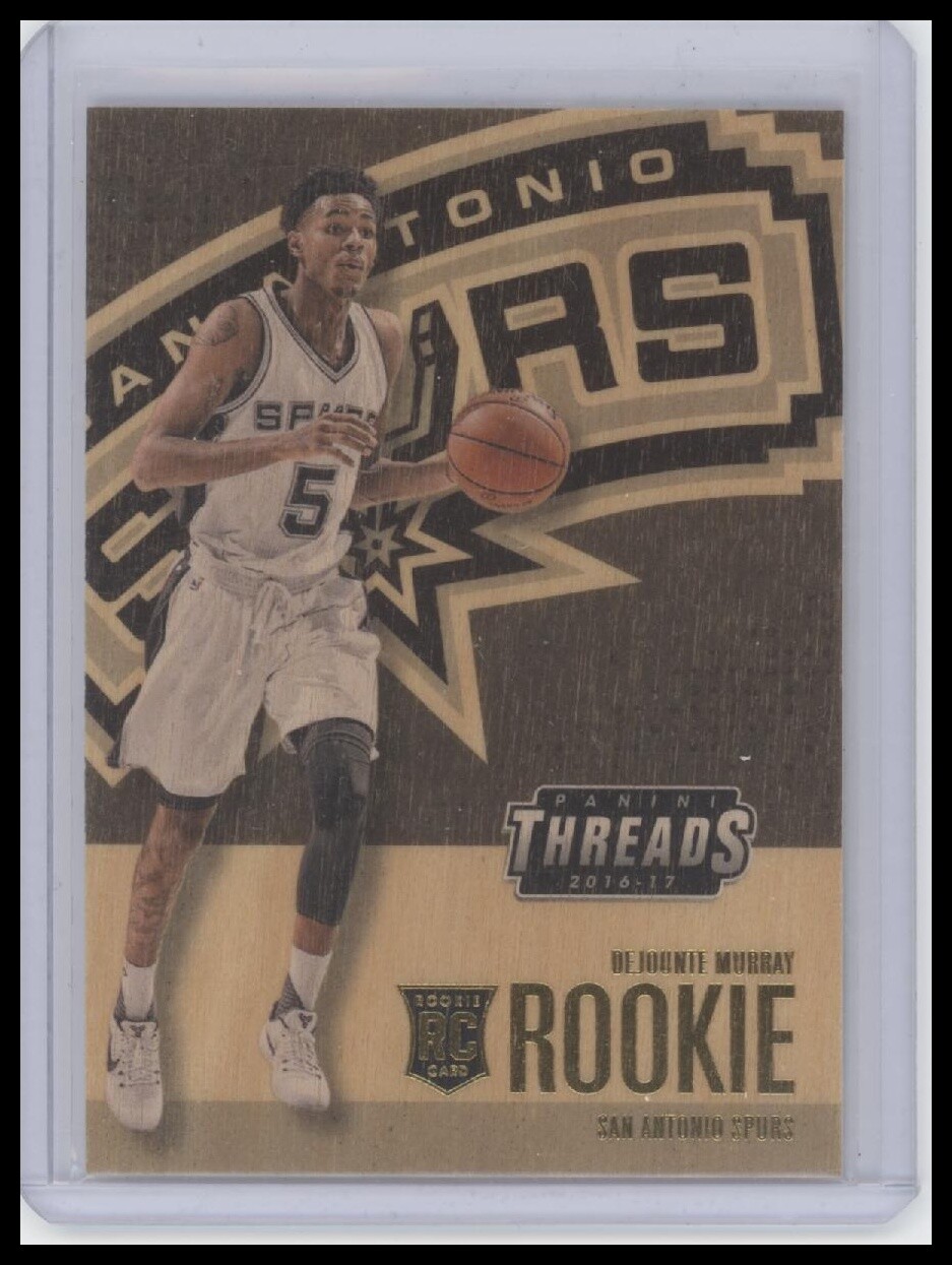 2016-17 Panini Threads #249 Dejounte Murray Wood RC