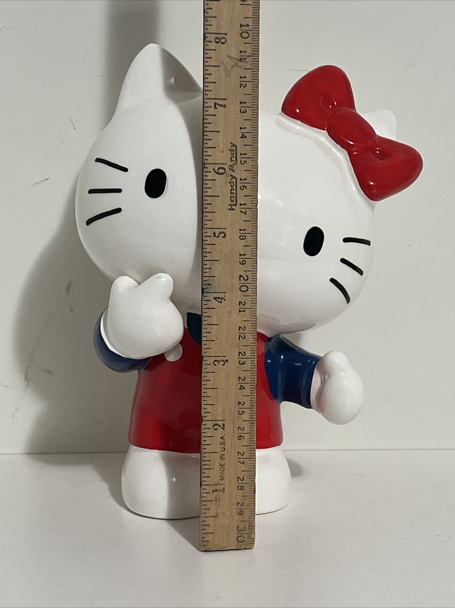 Vintage Hello Kitty Ceramic Coin Bank 1976 Made Japan Retro