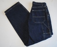 Boys Lands End Jeans Size 14 Carpenter Denim Blue Jeans Boys Lands End Jeans Size 14 Carpenter Denim Blue Jeans