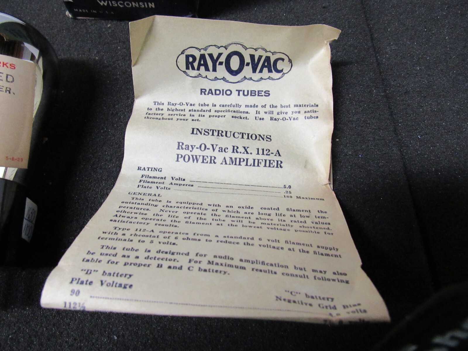 Ray O Vac RX 112A Globe Tube Boxed With Instructions EBay ray-o-vac-rx-112a-globe-tube-boxed-with-instructions-ebay
