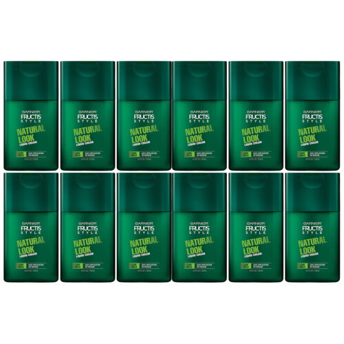 12-New Garnier Hair Care Fructis Style Natural Look Liquid Hair Cream for Men No - Picture 1 of 5