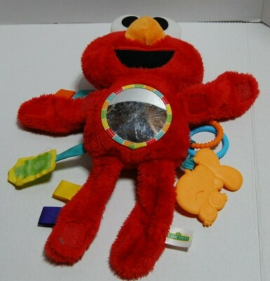 Elmo Baby Toy Mirror Bright Starts Sesame Street Plush Soft | eBay