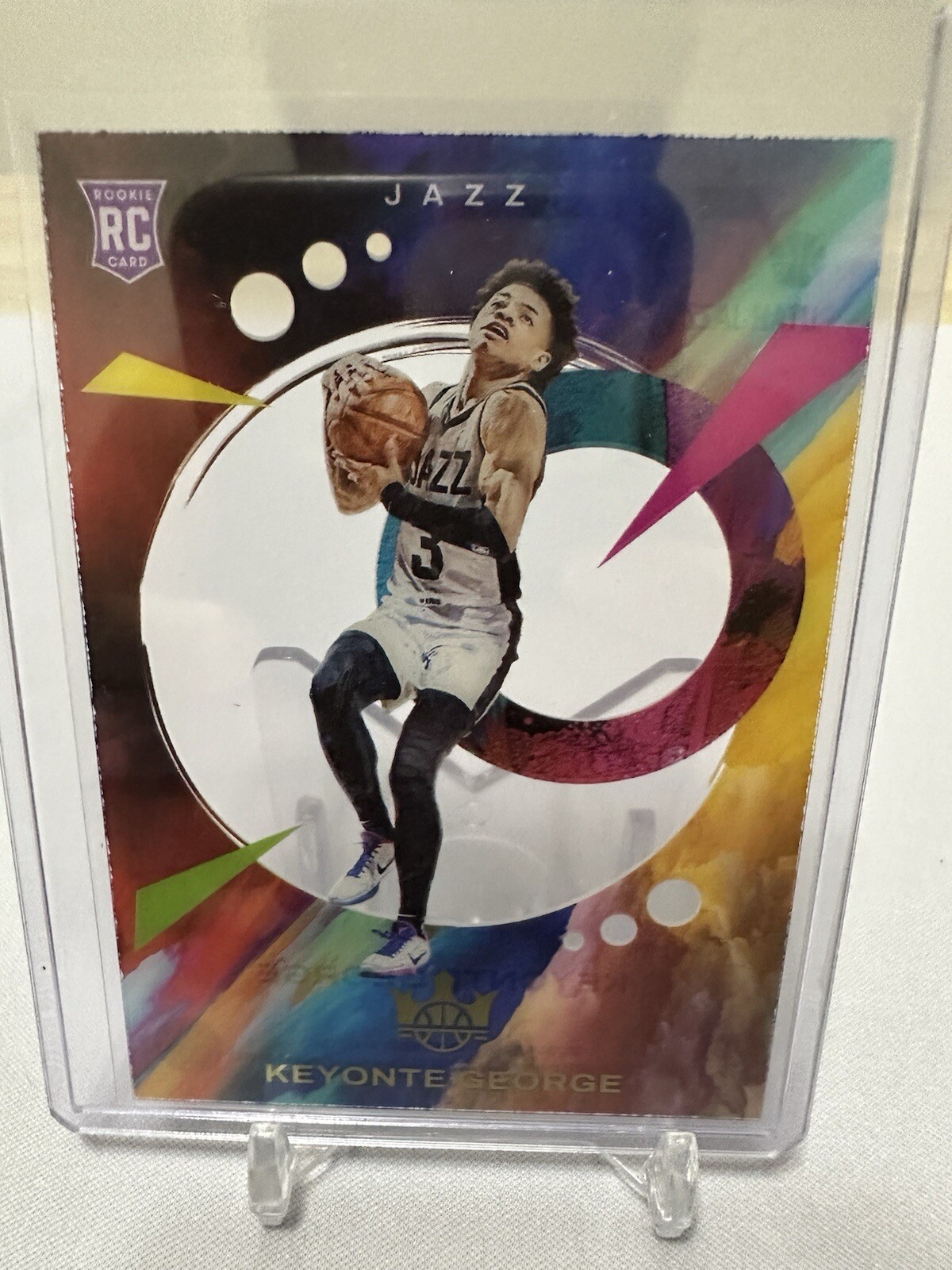 2023-24 Panini Court Kings Clear Acetate Rookie Keyonte George RC Jazz