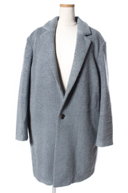 Beautiful People Coat Chester Boa Wool 36 Blue Ako0423 Women 'S
