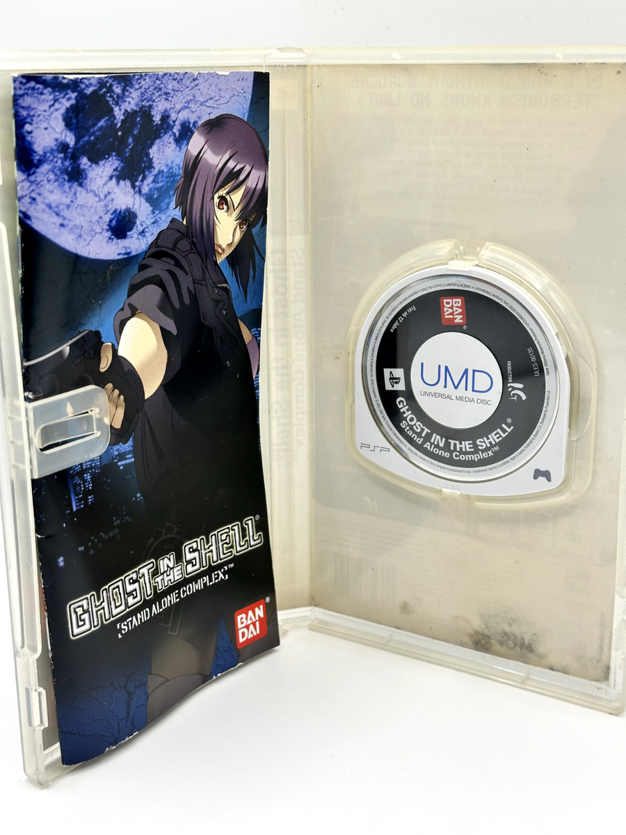 GHOST IN THE SHELL STAND ALONE COMPLEX PSP GAME, INCLUDING MANUAL
