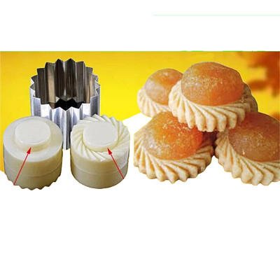 1 Set Of Pineapple Jam Tart Thumbprint Cookies Mould Cutter Stainless Steel