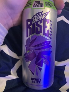 2021 Mountain Dew Mtn Dew Can RISE Energy Drink BERRY