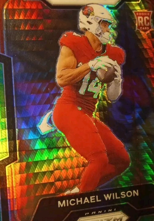 2023 Prizm Michael Wilson Rookie RC Rookie Hyper /175 Cardinals #303