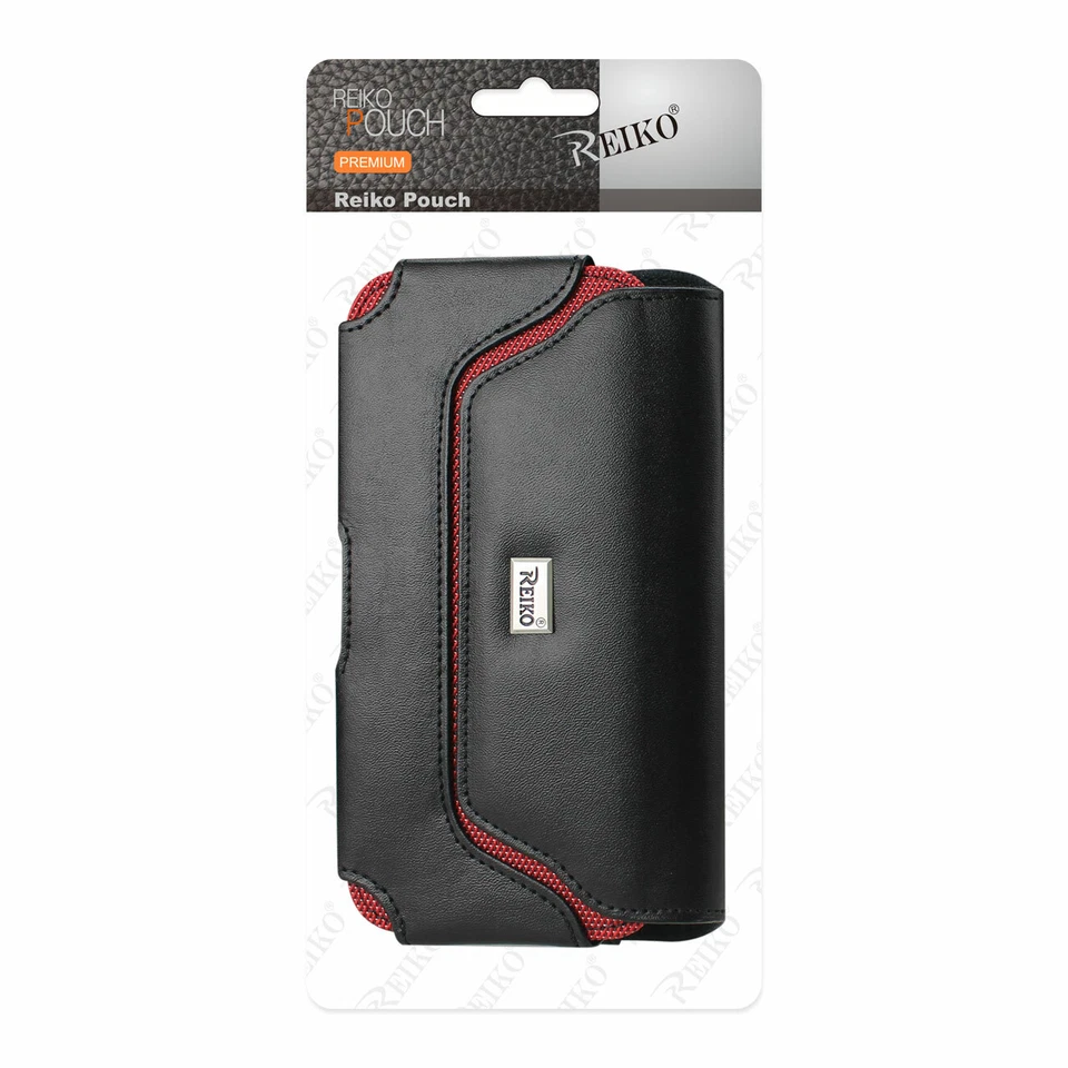 HP126B-BK REIKO EXTRA LARGE POUCH BELT LOOP HOLSTER CELL PHONE CASE UNIVERSAL - Image 4 of 4
