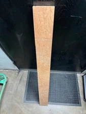 Roasted Maple🍁Guitar Neck through blank .9"x4"x42" KD Tempered 4/4