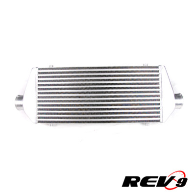 REV9 Type L Aluminum FMIC Front mount Intercooler In out 2.5